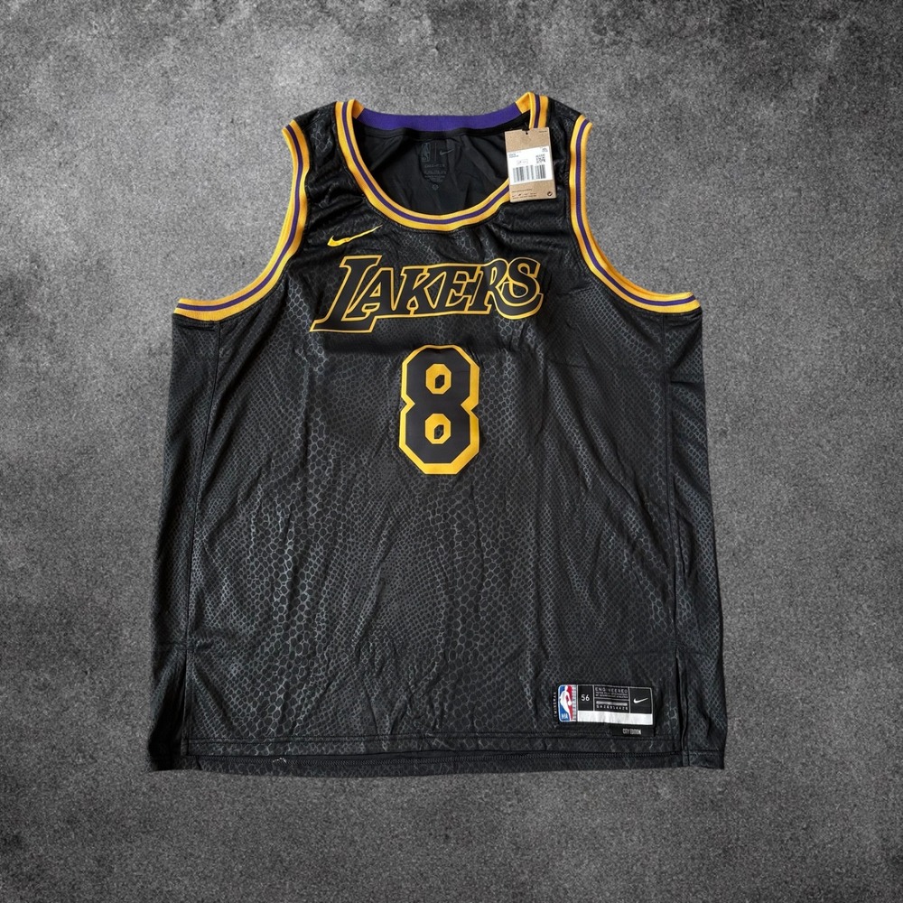 Kobe Bryant Black Mamba City Edition Nike Los Angeles Lakers Jersey 8/24 XXL